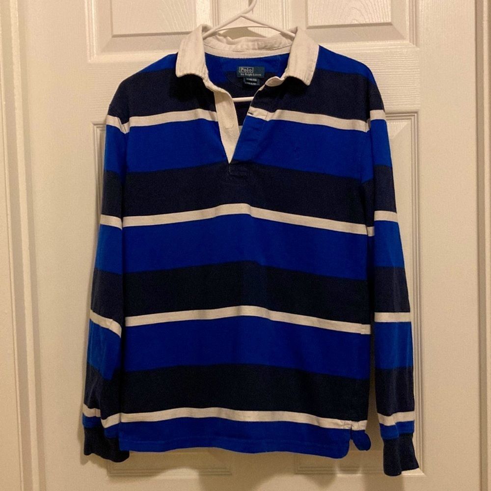 Polo by Ralph Lauren boys long sleeve polo, size XL (18-20).